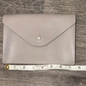 David Yurman Gray Leather jewelry pouch